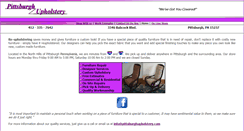 Desktop Screenshot of pittsburghupholstery.com